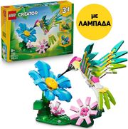 ΛΑΜΠΑΔΑ LEGO CREATOR 31384 3-IN-1 WILD ANIMALS: COLORFUL HUMMINGBIRD