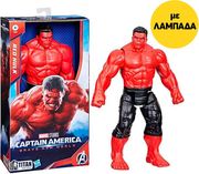 ΛΑΜΠΑΔΑ HASBRO MARVEL CAPTAIN AMERICA BRAVE NEW WORLD - TITAN HEROES RED HULK VILLAIN FIGURE