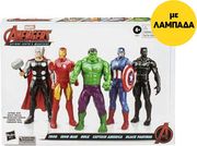 ΛΑΜΠΑΔΑ HASBRO AVEN. BEYOND EARTHS MIGHTIEST THOR/IRON MAN/HULK/CAPTAIN AMERICA/BLACK PANTHER SET