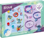 TOTUM: DISNEY STITCH - 2 IN 1 CREATIVITY SET - CHARM BRACELETS