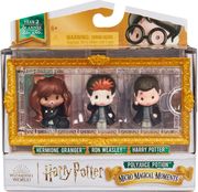 SPIN MASTER: HARRY POTTER - HERMIONE GRANGER / RON WISLEY / HARRY POTTER 3PACK MINI FIGURE