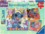 ΠΑΖΛ 3X49PZ DISNEY: STITCH - PLAY THE DAY AWAY (3X49PCS)