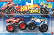 MATTEL HOT WHEELS MONSTER TRUCKS: DEMOLITION DOUBLES - FIRE RESCUE VS 5 ALARM
