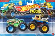 MATTEL HOT WHEELS MONSTER TRUCKS: DEMOLITION DOUBLES - FUNNY FEELINGS VS MOOD CRUSHER