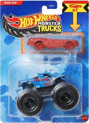 MATTEL HOT WHEELS: MONSTER TRUCKS - RACE ACE 2 PACK VEHICLES