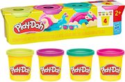 HASBRO PLAY-DOH: DOH &amp; MORE - VIBRANT 4 PACK