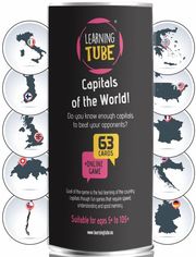 K-TOYZ K-TOYZ LEARNING TUBE: CAPITALS OF THE WORLD ΑΓΓΛΙΚΟ