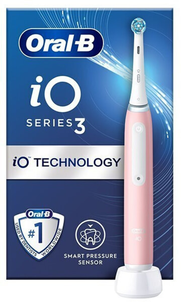 ΗΛΕΚΤΡΙΚΗ ΟΔΟΝΤΟΒΟΥΡΤΣΑ ORAL B IO3 MAGNETIC PINK ΜΕ ΑΙΣΘΗΤΗΡΑ ΠΙΕΣΗΣ 80717259