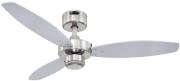 WESTINGHOUSE ΑΝΕΜΙΣΤΗΡΑΣ ΟΡΟΦΗΣ WESTINGHOUSE JETTE B BRUSHED NICKEL WENGUE/SILVER SPOT 42'' 7228940