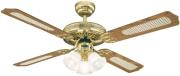 WESTINGHOUSE ΑΝΕΜΙΣΤΗΡΑΣ ΟΡΟΦΗΣ WESTINGHOUSE MONARCH TRIO POLISHED BRASS 52'' 7817140