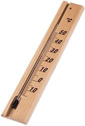 HAMA 186401 THERMOMETER FOR INTERIOR WOOD 20 CM ANALOGUE