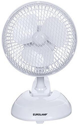 ΑΝΕΜΙΣΤΗΡΑΣ ΕΠΙΤΡΑΠΕΖΙΟΣ 15W EUROLAMP 147-29073 ΜΕ ΜΑΝΤΑΛΑΚΙ ΑΣΠΡΟ