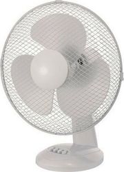 ΑΝΕΜΙΣΤΗΡΑΣ ΕΠΙΤΡΑΠΕΖΙΟΣ 40W EUROLAMP 147-29041 ΛΕΥΚΟΣ