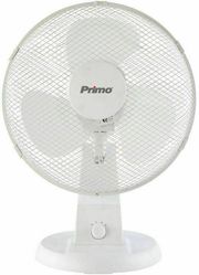 ΑΝΕΜΙΣΤΗΡΑΣ ΕΠΙΤΡΑΠΕΖΙΟΣ 50W PRIMO PRTF-80547 ΛΕΥΚΟ