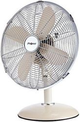 ΑΝΕΜΙΣΤΗΡΑΣ ΕΠΙΤΡΑΠΕΖΙΟΣ 40W PRIMO PRΤF-80577 CREAM ΜΕΤΑΛΛΙΚΟΣ