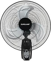 ΑΝΕΜΙΣΤΗΡΑΣ ΕΠΙΤΟΙΧΙΟΣ 100W EUROLAMP 300-23507 ΜΑΥΡΟ ΜΕ RC ΒΙΟΜΗΧΑΝΙΚΟΣ