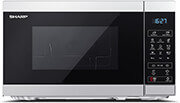 SHARP ΦΟΥΡΝΟΣ ΜΙΚΡΟΚΥΜΑΤΩΝ SHARP YC-MG02E-S MICROWAVE GRILL 20L 800W BLACK STEEL