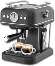 ΜΗΧΑΝΗ ΚΑΦΕ ESPRESSO PREM-40444 PRIMO ECO 20BAR 3ΣΕ1 ΑΝΑΛΟΓΙΚΟ ΚΑΝΤΡΑΝ ΘΕΡΜΟΚΡΑΣΙΑΣ ΜΑΥΡΗ-CHROME