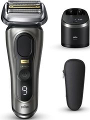 ΞΥΡΙΣΤΙΚΗ ΜΗΧΑΝΗ BRAUN SERIES 9 PRO+ 9565CC WET &amp; DRY FOIL SHAVER TRIMMER METALLIC