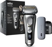ΞΥΡΙΣΤΙΚΗ ΜΗΧΑΝΗ BRAUN SERIES 9 PRO+ 9575CC WET &amp; DRY FOIL SHAVER TRIMMER METALLIC