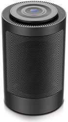 LEYCA LEYCA ΑΕΡΟΘΕΡΜΟ ΚΕΡΑΜΙΚΟ 1500W ΚΥΚΛΙΚΟ ΜΑΥΡΟ ΜΕ ΤΗΛΕΧΕΙΡΙΣΤΗΡΙΟ 890-50019