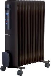 EUROLAMP EUROLAMP ΗΛΕΚΤΡΙΚΟ ΚΑΛΟΡΙΦΕΡ ΛΑΔΙΟΥ 11 ΦΕΤΕΣ 2500W ΜΑΥΡΟ ΜΕ LED ΟΘΟΝΗ ΚΑΙ ΚΟΝΤΡΟΛ 300-41702