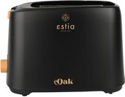 ESTIA ESTIA ΦΡΥΓΑΝΙΕΡΑ OAK 2 ΘΕΣΕΩΝ 700W ΜΕ 7 ΕΠΙΠΕΔΑ ΨΗΣΙΜΑΤΟΣ ΜΑΥΡΗ