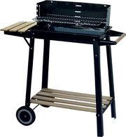 ESTIA ESTIA ΨΗΣΤΑΡΙΑ BBQ TWIN ΜΕ ΡΟΔΕΣ ΜΕΤΑΦΟΡΑΣ