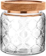 ESTIA ESTIA ΔΟΧΕΙΟ ΑΠΟΘΗΚΕΥΣΗΣ ACACIA ΓΥΑΛΙΝΟ 500ML 11X10CM ΑΝΑΓΛΥΦΟ 01-23591