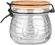 ESTIA ESTIA ΔΟΧΕΙΟ ΑΠΟΘΗΚΕΥΣΗΣ ACACIA ΓΥΑΛΙΝΟ 500ML ΜΕ ΚΛΙΠ ΚΑΠΑΚΙ 01-23881