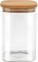ESTIA ΔΟΧΕΙΟ ΑΠΟΘΗΚΕΥΣΗΣ BAMBOO ESSENTIALS 950ML ΓΥΑΛΙΝΟ ΜΕ ΚΑΠΑΚΙ 01-12939