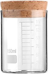 ESTIA ESTIA ΔΟΧΕΙΟ ΑΠΟΘΗΚΕΥΣΗΣ ΓΥΑΛΙΝΟ 150ML ΜΕ ΚΑΠΑΚΙ ΦΕΛΛΟΥ 01-25083