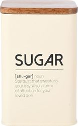 ESTIA ESTIA ΔΟΧΕΙΟ ΓΙΑ ΖΑΧΑΡΗ ALLURE ΜΕΤΑΛΛΙΚΟ 10X14CM IVORY 01-24840