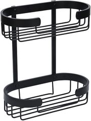 ESTIA ESTIA ΕΤΑΖΕΡΑ ΑΛΟΥΜΙΝΙΟΥ STANCE DOUBLE SIDED STICKER ΙΣΙΑ 2 ΘΕΣΕΩΝ 25X13X28.5CM ΜΑΥΡΗ 02-28497