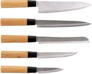 ESTIA ΜΑΧΑΙΡΙΑ BAMBOO ESSENTIALS ΑΝΟΞΕΙΔΩΤΑ ΣΕ ΒΑΣΗ BAMBOO ΣΕΤ. 5 ΤΕΜ. 01-12854