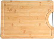 ESTIA ESTIA ΕΠΙΦΑΝΕΙΑ ΚΟΠΗΣ BAMBOO ESSENTIALS 35X25CM ΜΕ ΜΕΤΑΛΛΙΚΗ ΛΑΒΗ 01-18429