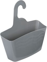 ESTIA ΘΗΚΗ ΟΡΓΑΝΩΣΗΣ ΜΠΑΝΙΟΥ ΚΡΕΜΑΣΤΗ 24X7X25CM ΓΚΡΙ 02-25342