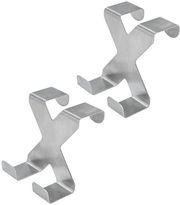 ESTIA ESTIA ΚΡΕΜΑΣΤΡΑ ΔΙΠΛΗ ΜΕΤΑΛΙΚΗ ΙΝΟΞ ΣΕΤ 2 TEM. 02-25748