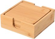 ESTIA ESTIA ΣΟΥΒΕΡ BAMBOO ESSENTIALS 11X11CM ΜΕ ΘΗΚΗ 5 ΤΕΜ. 01-19723