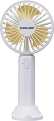 EUROLAMP ΑΝΕΜΙΣΤΗΡΑΣ ΧΕΙΡΟΣ ΕΠΑΝΑΦ/ΟΣ ΜΕ USB Φ9 ΛΕΥΚΟ-ΚΙΤΡΙΝΟ 300-20551