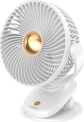 EUROLAMP ΑΝΕΜΙΣΤΗΡΑΣ ΕΠΙΤΡΑΠΕΖΙΟΣ ΕΠΑΝΑΦ/ΟΣ ΜΕ ΜΑΝΤΑΛΑΚΙ Φ17 5W ΛΕΥΚΟΣ 300-20534