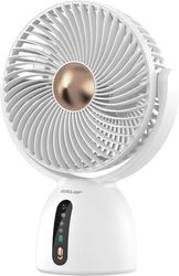 EUROLAMP ΑΝΕΜΙΣΤΗΡΑΣ ΕΠΙΤΡΑΠΕΖΙΟΣ ΕΠΑΝΑΦ/ΟΣ Φ19 5W ΛΕΥΚΟ 300-20535