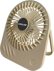 EUROLAMP ΑΝΕΜΙΣΤΗΡΑΣ ΕΠΙΤΡΑΠΕΖΙΟΣ ΕΠΑΝΑΦ/ΟΣ SLIM 4.5W ΜΠΕΖ 300-20533