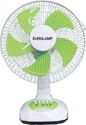 EUROLAMP ΑΝΕΜΙΣΤΗΡΑΣ ΕΠΙΤΡΑΠΕΖΙΟΣ ΛΕΥΚΟ/ΠΡΑΣ. Φ34.5 10W ΕΠΑΝΑΦ/ΟΣ SOLAR PANEL ΛΑΜΠΑ 300-20518