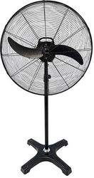 EUROLAMP ΑΝΕΜΙΣΤΗΡΑΣ ΒΙΟΜΗΧΑΝΙΚΟΣ ΜΕΤΑΛΛΙΚΟΣ ΟΡΘΟΣΤΑΤΗΣ ΜΑΥΡΟΣ ΜΕ ΚΟΝΤΡΟΛ Φ66 115W DC 300-23509