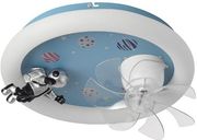 EUROLAMP ΑΝΕΜΙΣΤΗΡΑΣ ΟΡΟΦΗΣ ΠΑΙΔΙΚΟΣ ΑΣΤΡΟΝΑΥΤΗΣ ΜΠΛΕ 15W LED 48W RC 300-25058