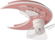 EUROLAMP ΑΝΕΜΙΣΤΗΡΑΣ ΟΡΟΦΗΣ ΠΑΙΔΙΚΟΣ ΦΕΓΓΑΡΙ ΡΟΖ 24W LED 41W RC 300-25061