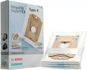 ΣΑΚΟΥΛΕΣ 4 ΤΕΜ + ΦΙΛΤΡΟ BOSCH BBZ41FK MEGAFILT SUPERTEX TYPE K