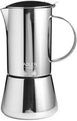 ADLER ADLER ESPRESSO COFFEE MAKER 350ML SILVER STEEL AD4419