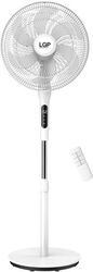 LGP LGP ROUND BASE STAND FAN 16' 40CM 55W WITH REMOTE CONTROL AND TIMER WHITE LAM980046